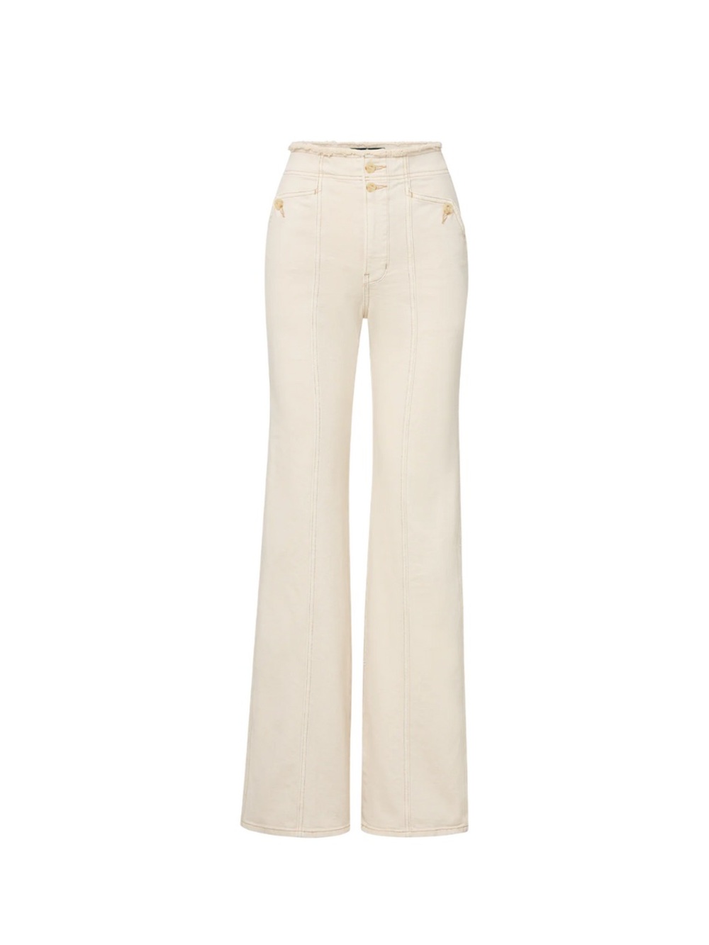 Veronica Beard - Crosbie High Rise Wide Leg W/ Raw Edge - Sz 30
